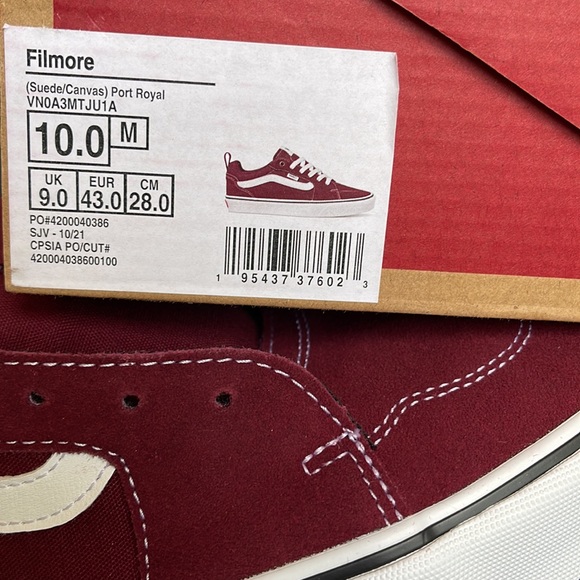 Vans Filmore Suede / Canvas Port Royal MENS - Picture 16 of 16